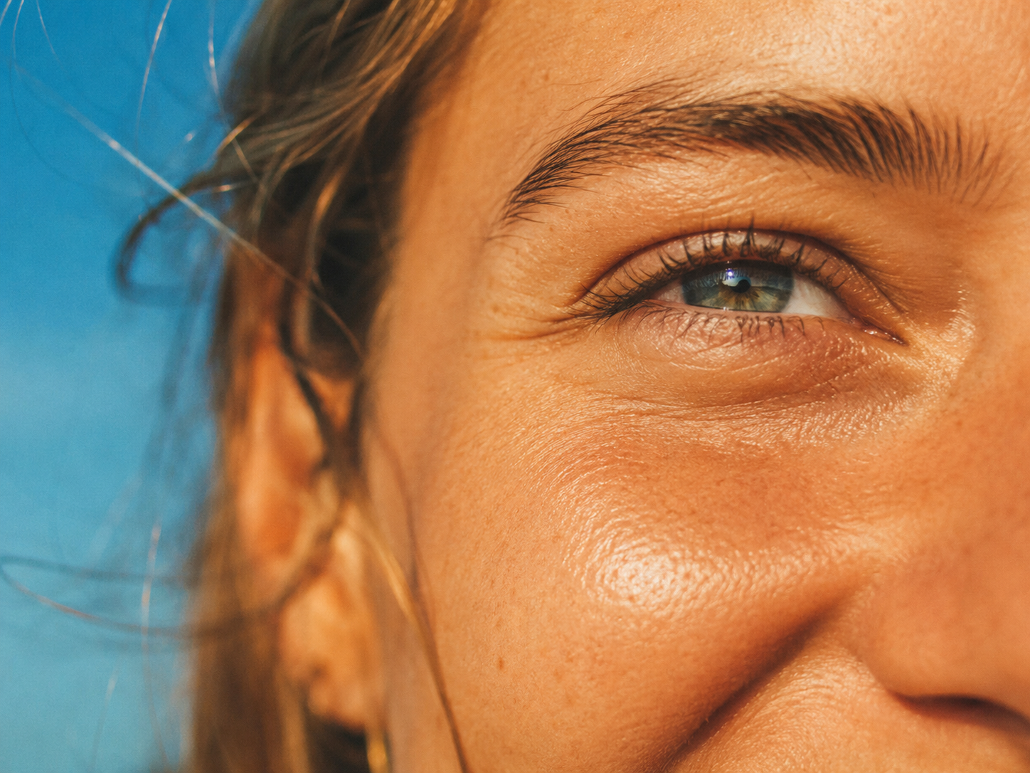 Fewer fine lines.